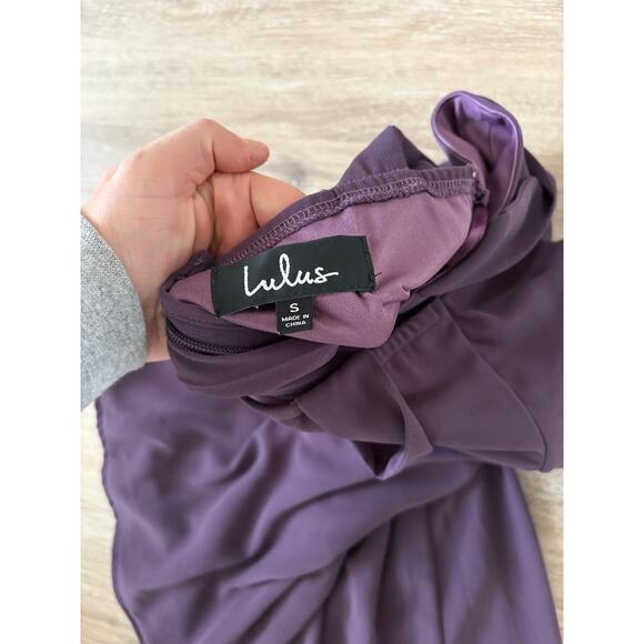Lulus Forevermore Dusty Purple Skater Dress - Picture 5 of 5